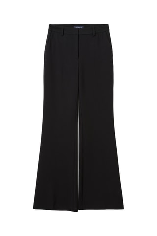 Calças bootcut - Preto