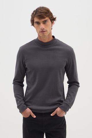 T-shirt - Cinzento-escuro