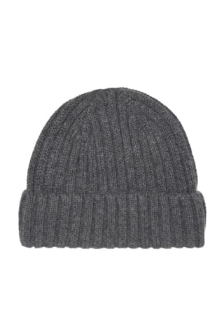 Gorro em caxemira - Cinzento
