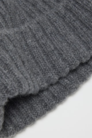 Gorro em caxemira - Cinzento
