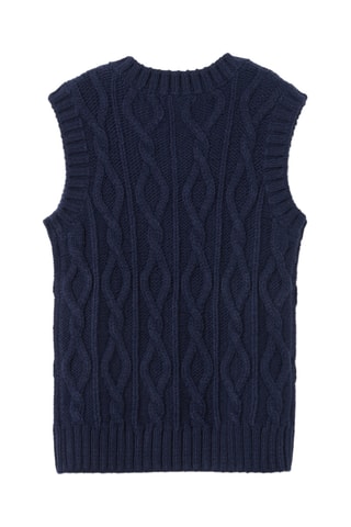 Camisola sem mangas - Azul-escuro