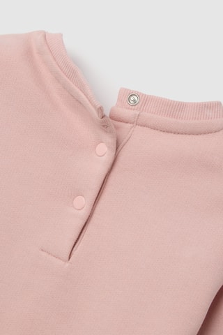 Sweat e calças de treino - Rosa e cinzento-escuro