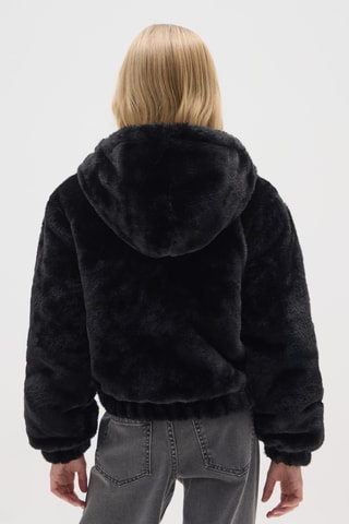 Sobretudo com capuz - Preto