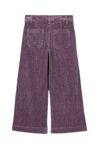 Calças em veludo - Violeta