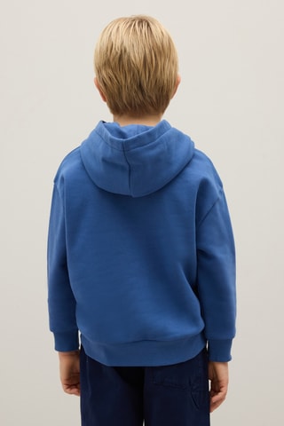 Sweat com capuz - Azul-marinho