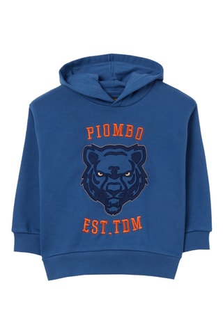 Sweat com capuz - Azul-marinho