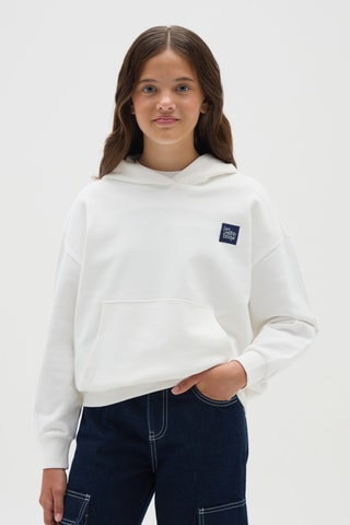 Sweat com capuz - Branco