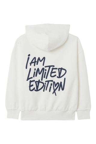 Sweat com capuz - Branco