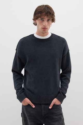 Camisola - Cinzento-escuro
