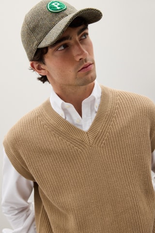 Camisola sem mangas - Bege