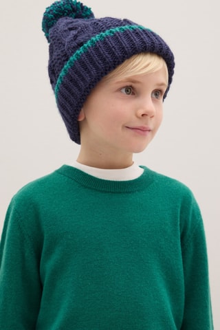 Gorro - Azul e verde