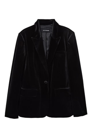Blazer de veludo - Preto
