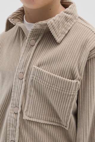 Camisa em veludo - Bege