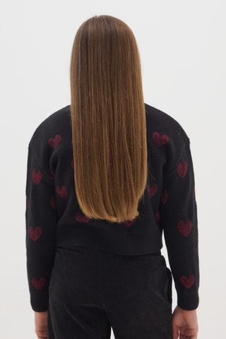 Camisola - Preto e vermelho