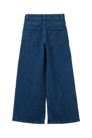 Calças de ganga wide legs - Azul