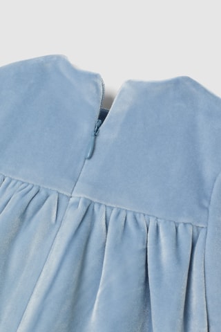 Vestido em veludo - Azul