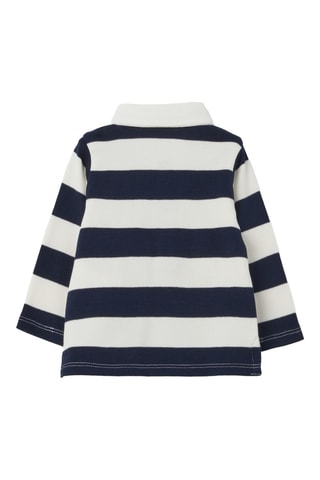 Polo - Azul-marinho e branco
