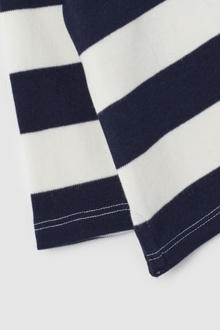 Polo - Azul-marinho e branco