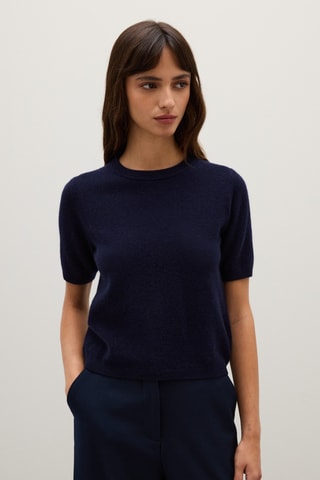 Camisola em lã - Azul
