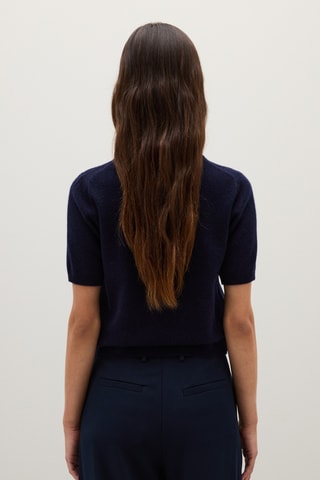 Camisola em lã - Azul