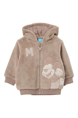 Sobretudo com capuz Mickey Disney - Bege