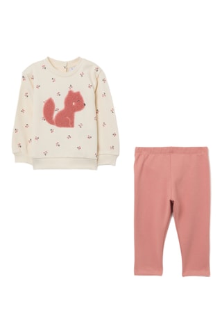Sweat e calças de treino - Rosa