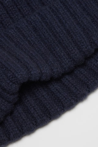 Gorro em caxemira - Azul-marinho