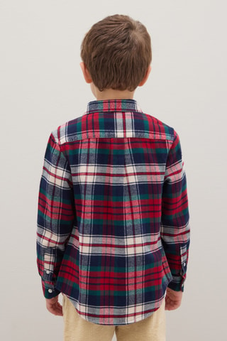 Camisa - Azul e vermelho