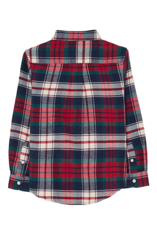 Camisa - Azul e vermelho