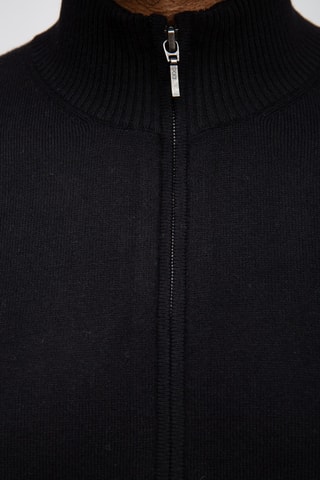 Gilet 95% coton et 5% cachemire - Noir