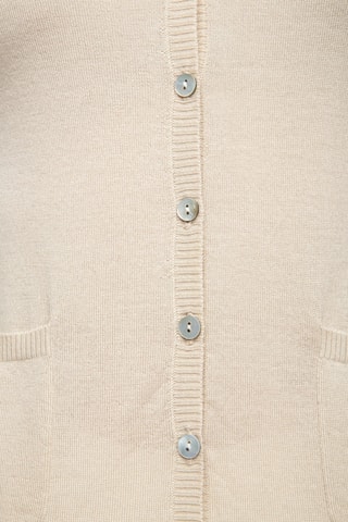 Gilet 35% cachemire, 35% soie et 30% laine - Beige
