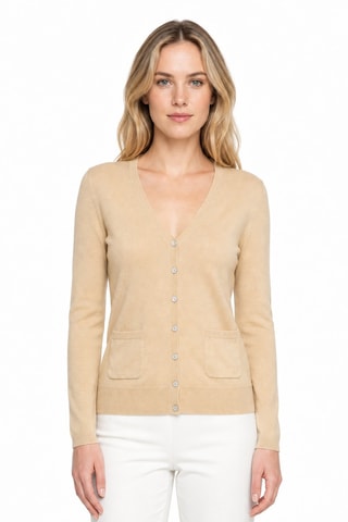 Gilet 35% cachemire, 35% soie et 30% laine - Nude