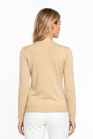 Gilet 35% cachemire, 35% soie et 30% laine - Nude