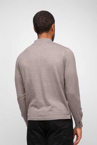Polo 95% coton et 5% cachemire - Beige