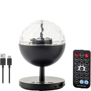 Projecteur LED rechargeable avec haut-parleur