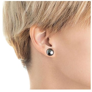 Boucles d'oreilles magnétiques amincissantes - Argenté