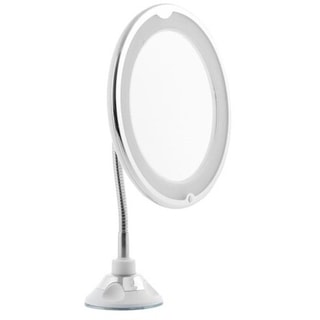 Miroir grossissant & lumineux - Blanc