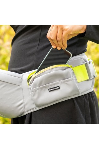 Ceinture porte-bébé évolutive - 3 à 36 mois - Vert et gris