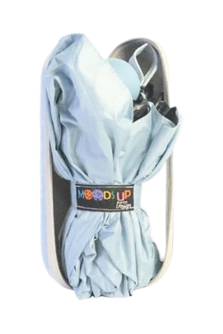 Parapluie pliable Biggdesign Moods Up - Bleu clair - Turquoise