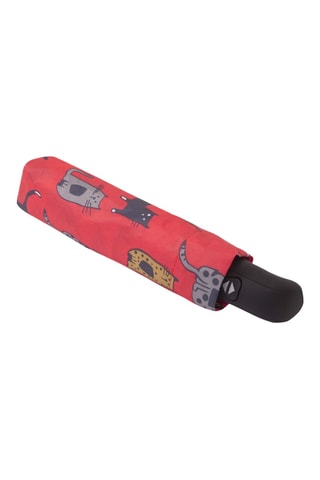Parapluie pliable Biggdesign Cats - Rouge - Rouge