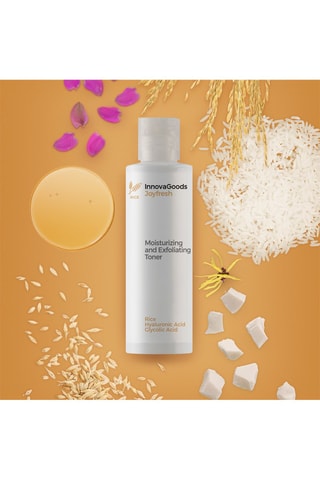 Lotion tonique hydratante et exfoliante Rice - Tout type de peau - 150 ml