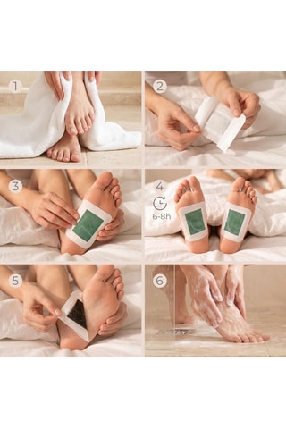 30 patchs détox pieds lavande menthe orange