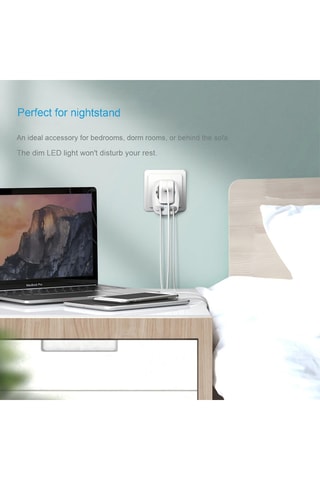 Adaptateur murale avec 2 ports USB - 4000 W