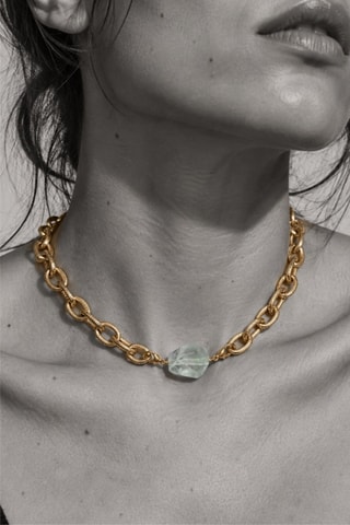 Collier doré à l’or fin jaune