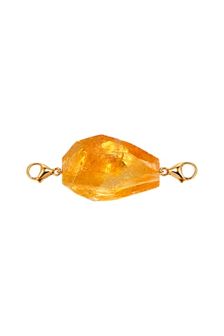 Charm doré à l’or jaune - Citrine