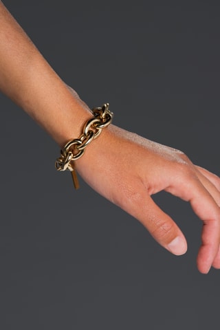 Bracelet doré à l’or fin jaune NYC