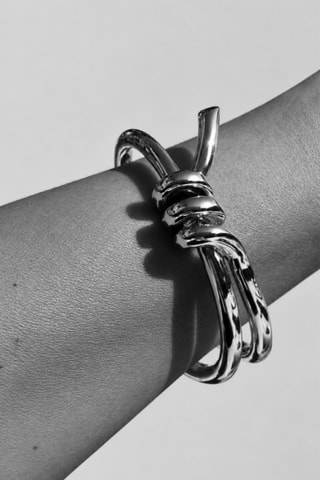 Bracelet Brute - Plaqué argent