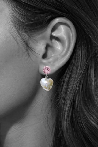 Boucles d’oreilles Brute - Plaqué argent et perles de culture d’eau douce