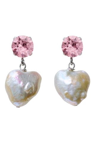 Boucles d’oreilles Brute - Plaqué argent et perles de culture d’eau douce