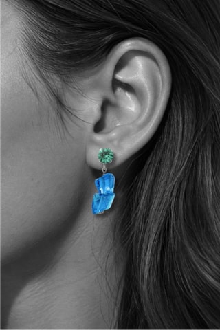 Boucles d’oreilles Brute - Plaqué argent et perles de culture d’eau douce